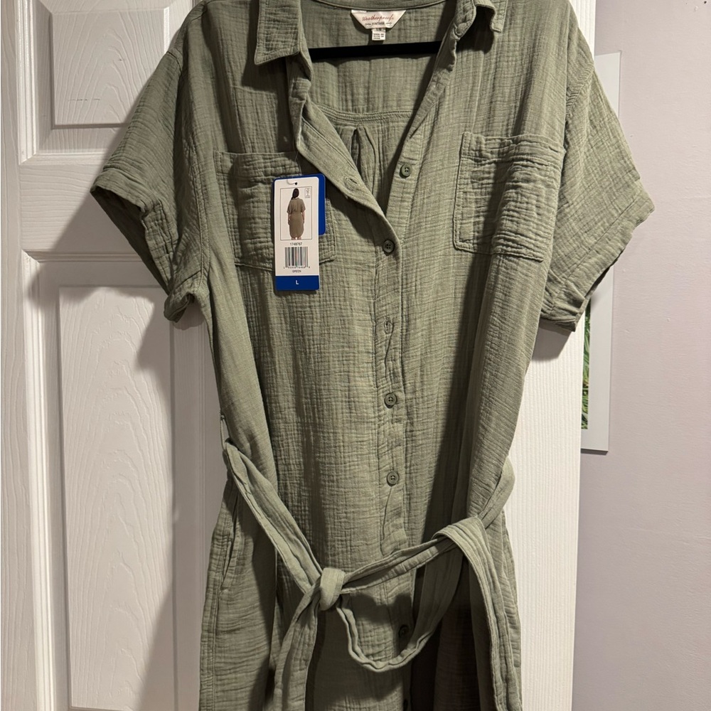 Olive Green Midi Dress